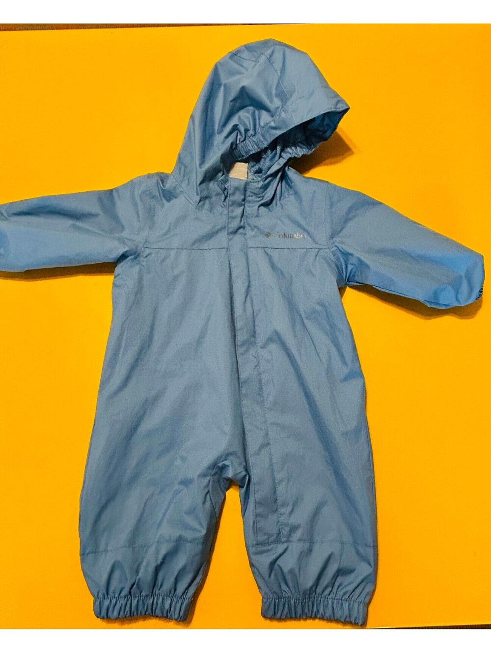 Columbia Infant Rain Suit 3-6 Months Blue Critter Jumper Waterproof Bunting